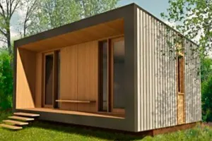MODULO DE OBRA REVESTIDO MADERA