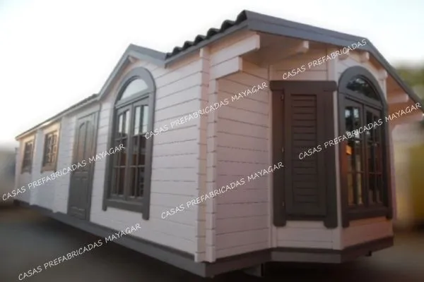 MOBIL HOME MADERA MODELO BLANCO