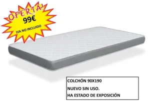¡OFERTA! COLCHÓN DE 90X190