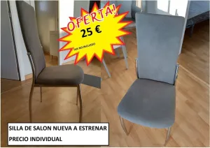 ¡OFERTA! 2 SILLAS DE SALÓN
