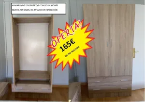 ¡OFERTA! ARMARIOS DE DOS PUERTAS