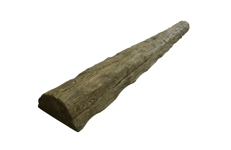 VIGA RÚSTICA 1/2 CAÑA RECTA 23CM DE ANCHO X 12CM DE ALTO X 3M DE LARGO REF.1923 - Imagen 4