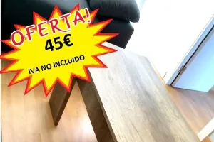 ¡OFERTA! MESITA DE MADERA PARA SALÓN
