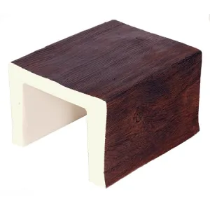 VIGA RÚSTICA CUADRADA IMITACION MADERA DE POLIURETANO 39CM DE ANCHO X 40CM DE ALTO X 3M DE LARGO REF.1932