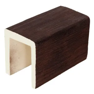 VIGA RÚSTICA CUADRADA IMITACION MADERA DE POLIURETANO 49CM DE ANCHO X 50CM DE ALTO X 4M DE LARGO REF.1943