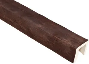 VIGA RÚSTICA CUADRADA IMITACION MADERA DE POLIURETANO 19CM DE ANCHO X 20CM DE ALTO X 4M DE LARGO REF.1940