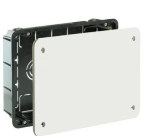 CAJA DE REGISTRO ELÉCTRICO 170X112X47MM PARA EMPOTRAR DE INTERIOR CON TAPA DE TORNILLO