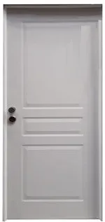 PUERTA ENTRADA BLINDADA LACADA BLANCA  89 CM