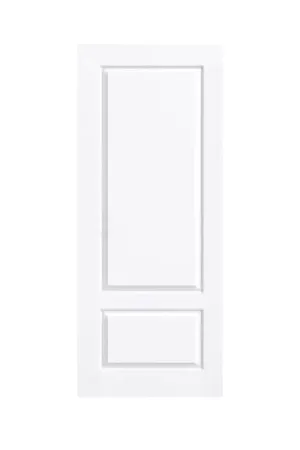 PANEL PUERTA ACORAZADA CARA INTERIOR LACADA BLANCO 2 CUADROS