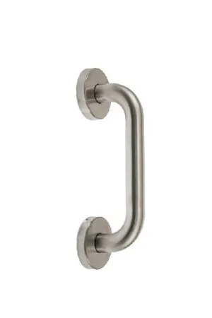 MANILLON TIRADOR CON ROSETA REDONDA ACERO INOXIDABLE 80 01