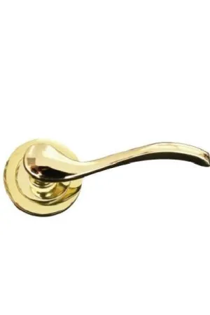JUEGO DE MANILLA ROSETAS HIERRO LATON PULIDO MOD 6624