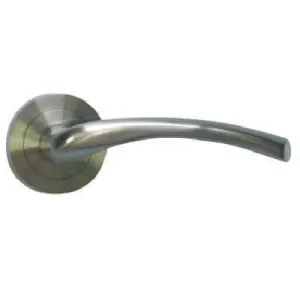 JUEGO DE MANILLA ROSETAS ALUMINIO NIQUEL SATINADO 7658
