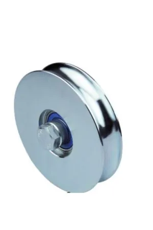 RUEDA PARA PUERTA CORREDERA 80 MM. PARA PERFIL U 16 MM