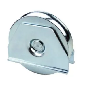 RUEDA PUERTA CORREDERA 100MM SOPORTE PARA SOLDAR PARA PERFIL U 20 MM