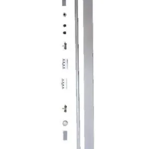 RAIL PARA PUERTA CORREDERA DE CRISTAL