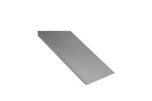 RODAPIE 80X2500MM ALUMINIO PLATA