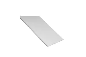 RODAPIE 80X2500MM ALUMINIO BLANCO