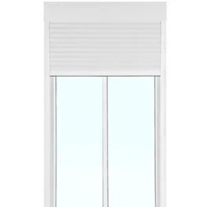 BALCONERA ALUMINIO BLANCA CORREDERA CON PERSIANA 120 X 218 CM