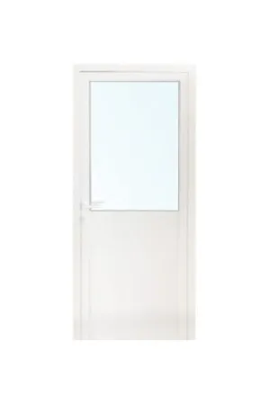 BALCONERA ALUMINIO BLANCO ABATIBLE APERTURA EXTERIOR 80 X 200 CM