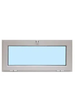 VENTANA ALUMINIO BLANCA GOLPETE 90 X 45 CM