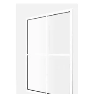 FIJO ATELIER 4 PAÑOS BLANCO 75X104