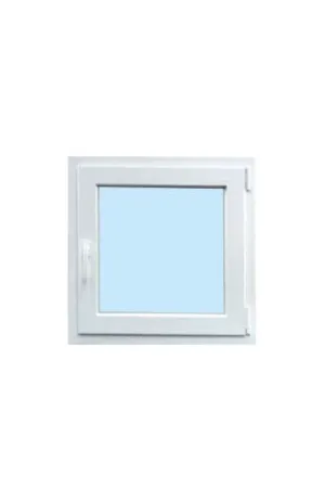 VENTANA PVC BLANCA OSCILOBATIENTE 80 X 80 CM