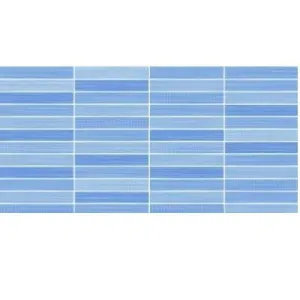 AZULEJO PASTA BLANCA 25X50 CM. CHAMAREL DECOR AZUL