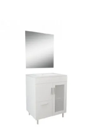 CONJUNTO MUEBLE DE BAÑO CALIPSO 60 CM BLANCO