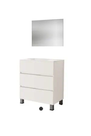 CONJUNTO MUEBLE BAÑO CENTRUM 70 BCO