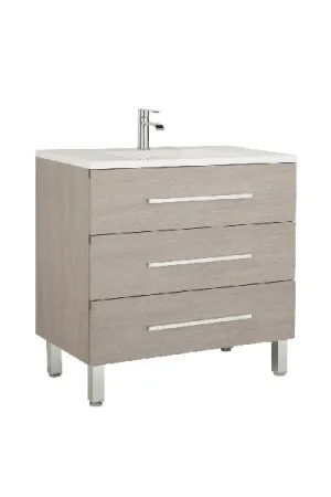 MUEBLE BAÑO+ENCIMERA PENTEO 100 ROBL 3CJ
