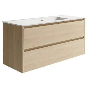 CONJUNTO MUEBLE BAÑO LETONIA 120 MIEL