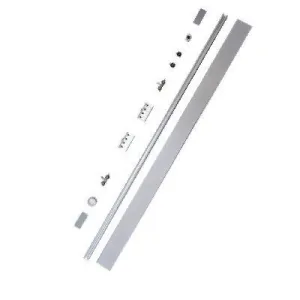 RAIL PARA PUERTA CORREDERA DE CRISTAL (TAPETA)