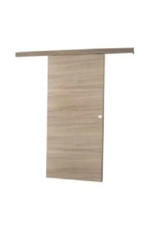 KIT RAIL PARA PUERTA CORREDERA SOBRE MURO NOGAL
