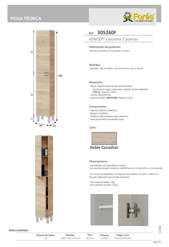 COLUMNA KONCEPT CAMBRIAN - Imagen 2
