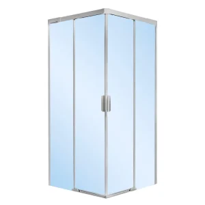 MAMPARA DE DUCHA ANGULAR 1 FIJO+1 CORREDERA GALA KLEVAN 70CM CROMO