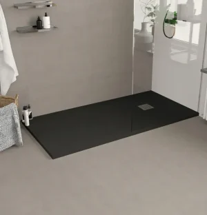 PLATO DE DUCHA RESINA RECTANGULAR NEGRO 70X100X3CM