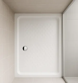 PLATO DE DUCHA CERAMICO RECTANGULAR ROCA BLANCO 70X100CM