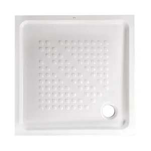 PLATO DE DUCHA CERAMICO CUADRADO ROCA BLANCO 90X90CM