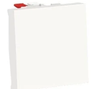 PULSADOR ANCHO SERIE NEW UNICA BLANCO