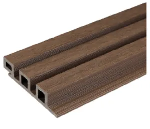 LISTON REVESTIMIENTO FACHADA COLOR CHOCOLATE NEWTECHWOOD 2800X197X25 MM