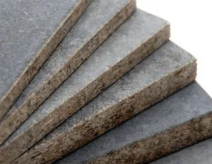TABLERO DE CEMENTO-MADERA 3000×1250 MM B1 FUEGO ESPESOR 16 MM.