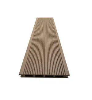 TARIMA DE COMPOSITE PARA EXTERIOR TEXTURA MADERA COLOR MARRON 14.5X2.1 CM 2.2 M 