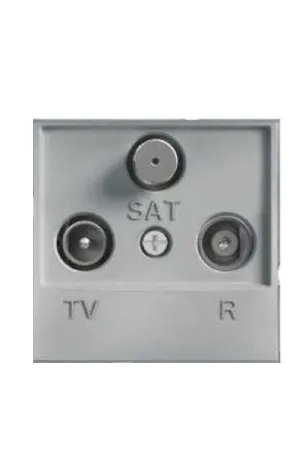 TOMA TV-RADIO-SAT SERIE ASFORA ALUMINIO