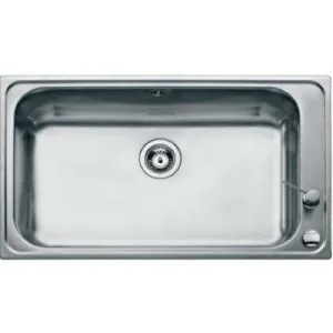 FREGADERO ENCASTRADO BAHIA 1C PLUS. ACERO INOXIDABLE 50x86cm
