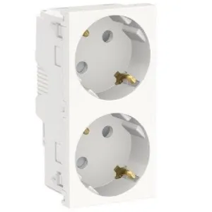 SCHUKO DOBLE V&D BLANCO NEW UNICA