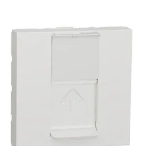 TOMA DATOS RJ45 ANCHO CAT 5E SERIE NEW UNICA BLANCO