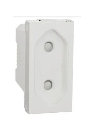 ENCHUFE ESTRECHO SERIE NEW UNICA BLANCO