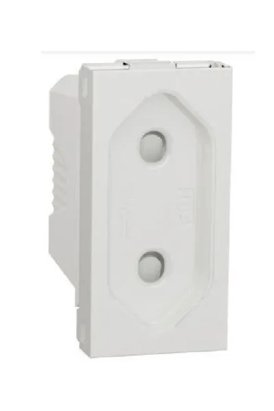 ENCHUFE ESTRECHO SERIE NEW UNICA BLANCO