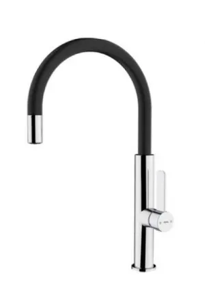 GRIFO TEKA TOP FOT 995 MONOMANDO. CROMADO/NEGRO