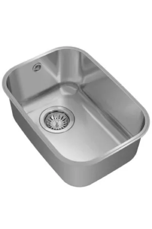 FREGADERO BAJO ENCIMERA BE-28.40. ACERO INOXIDABLE  43,3×30,7cm